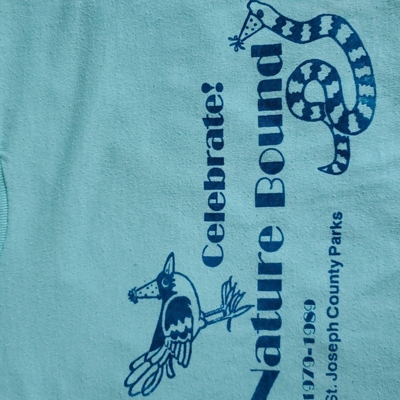 Vintage Retro Screen Stars 50/50 TShirt Graphic Tee Celebrate! Nature Bound - Picture 2 of 3